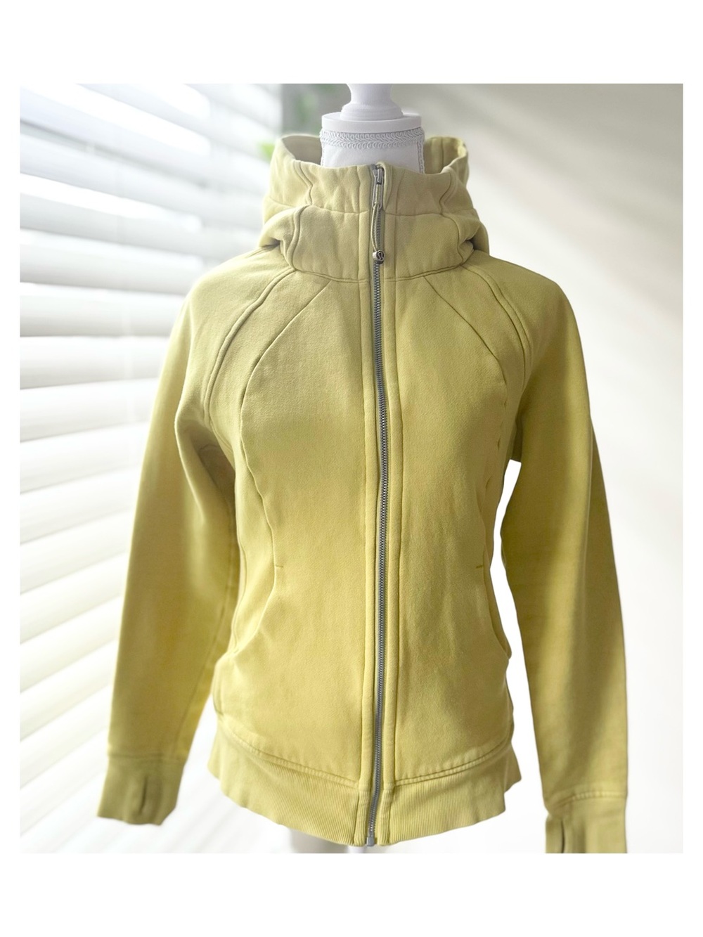 Lululemon Yellow Scuba Hoodie